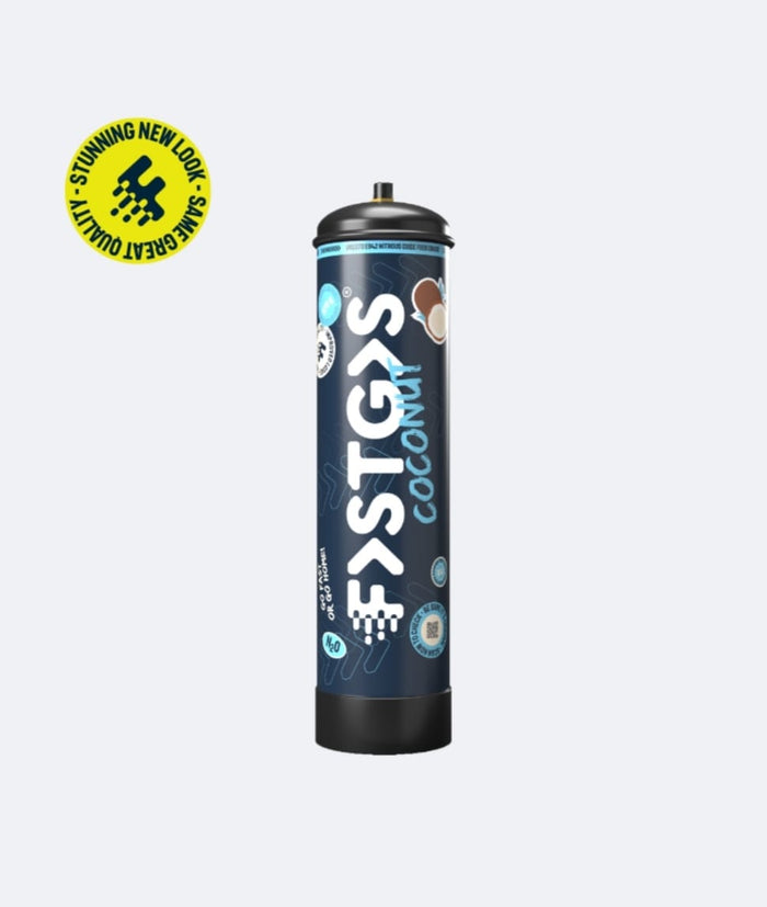 NUEVO FastGas Cargador De Crema Sabor Coco 670g